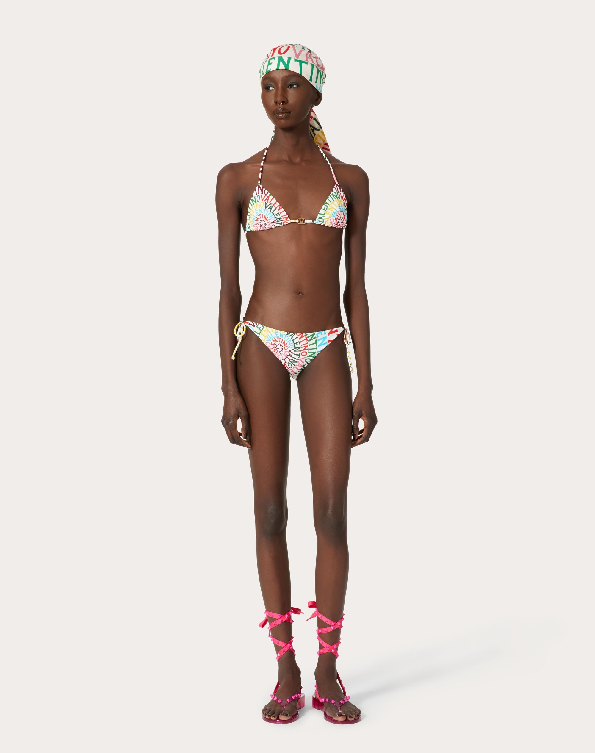 Valentino VALENTINO LOOP LYCRA BIKINI REVERSIBLE