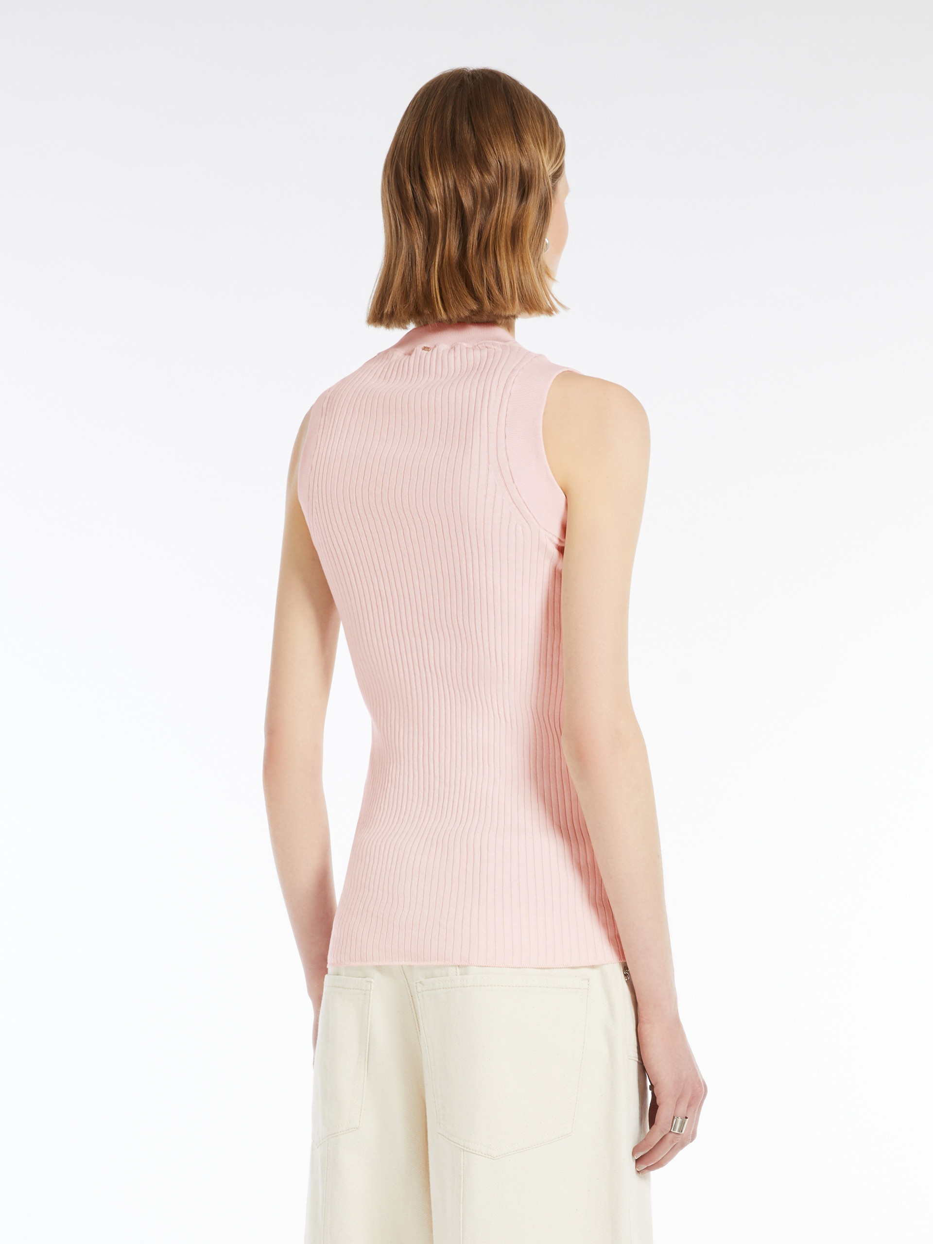 TIONE Ribbed cotton tank top - 4