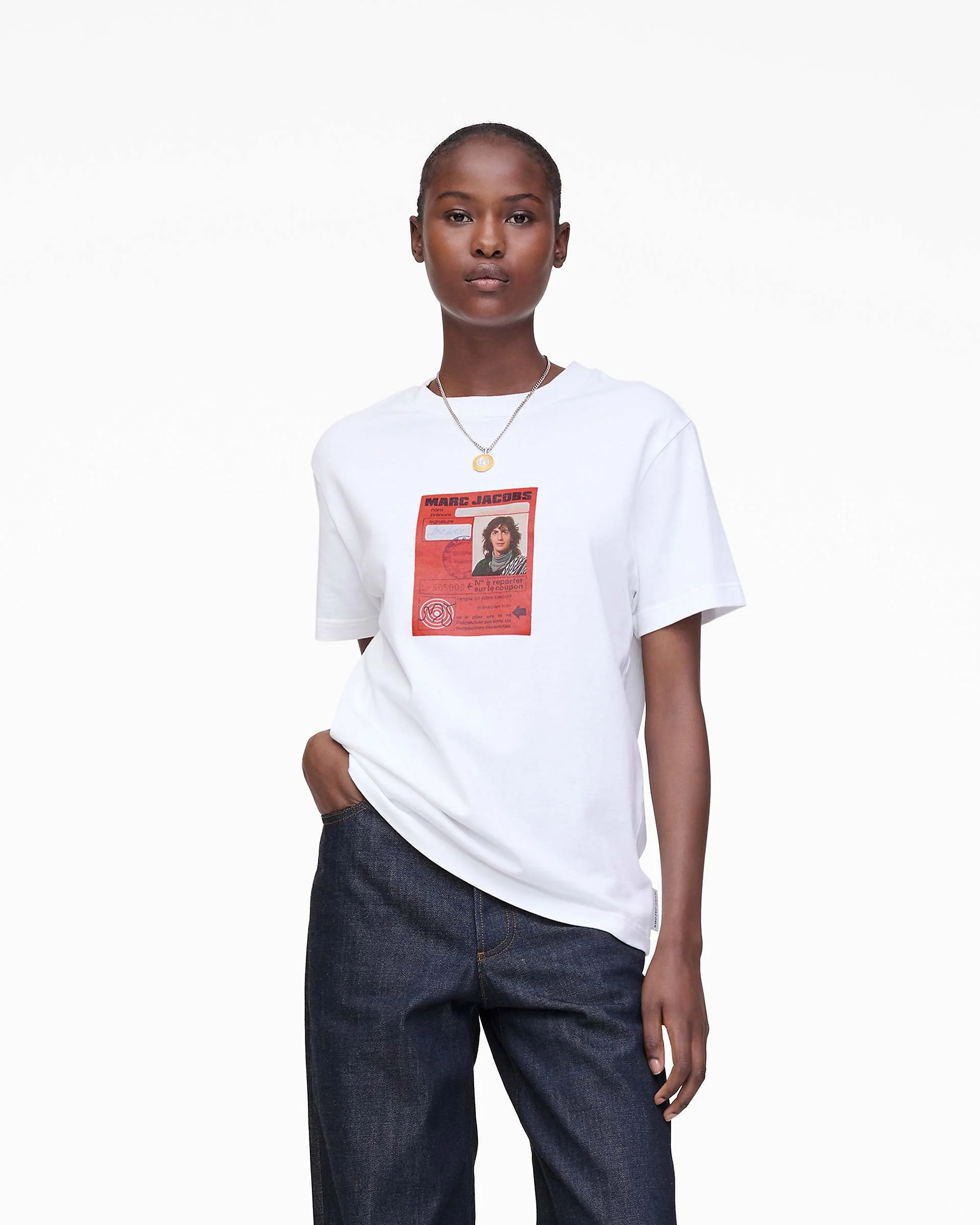 THE A.P.C. X MARC JACOBS CARTE ORANGE T-SHIRT - 1