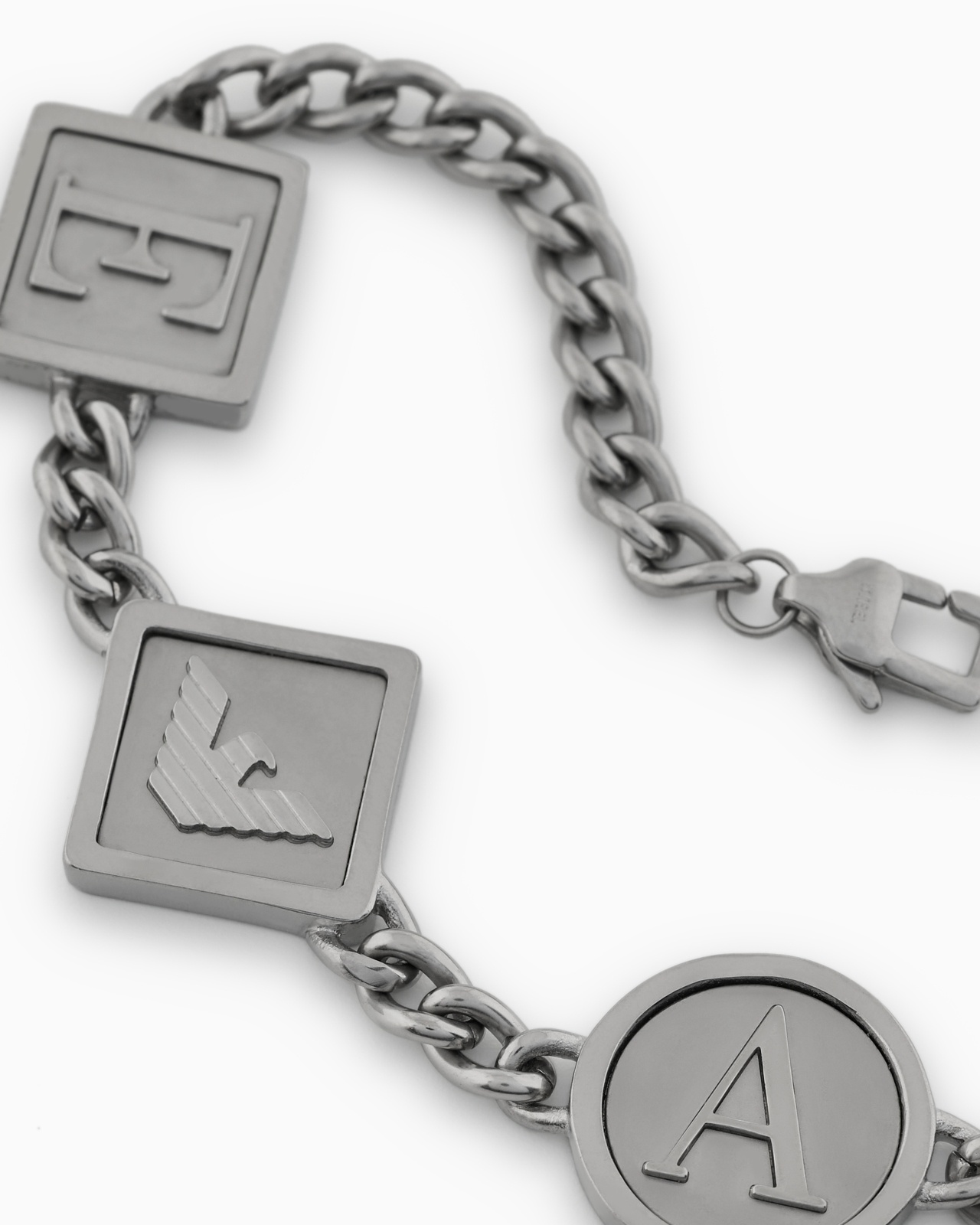 STAINLESS STEEL STATION CHAIN BRACELET - 3