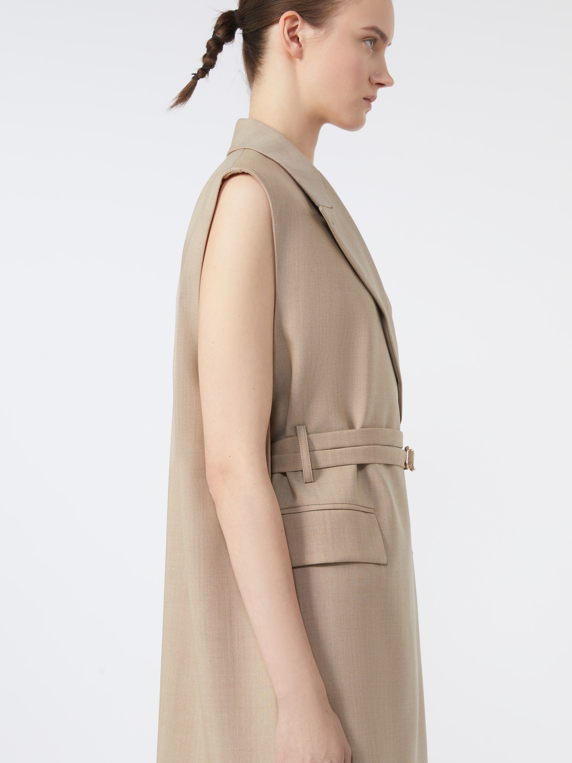 CIURMA Long sleeveless blazer - 5