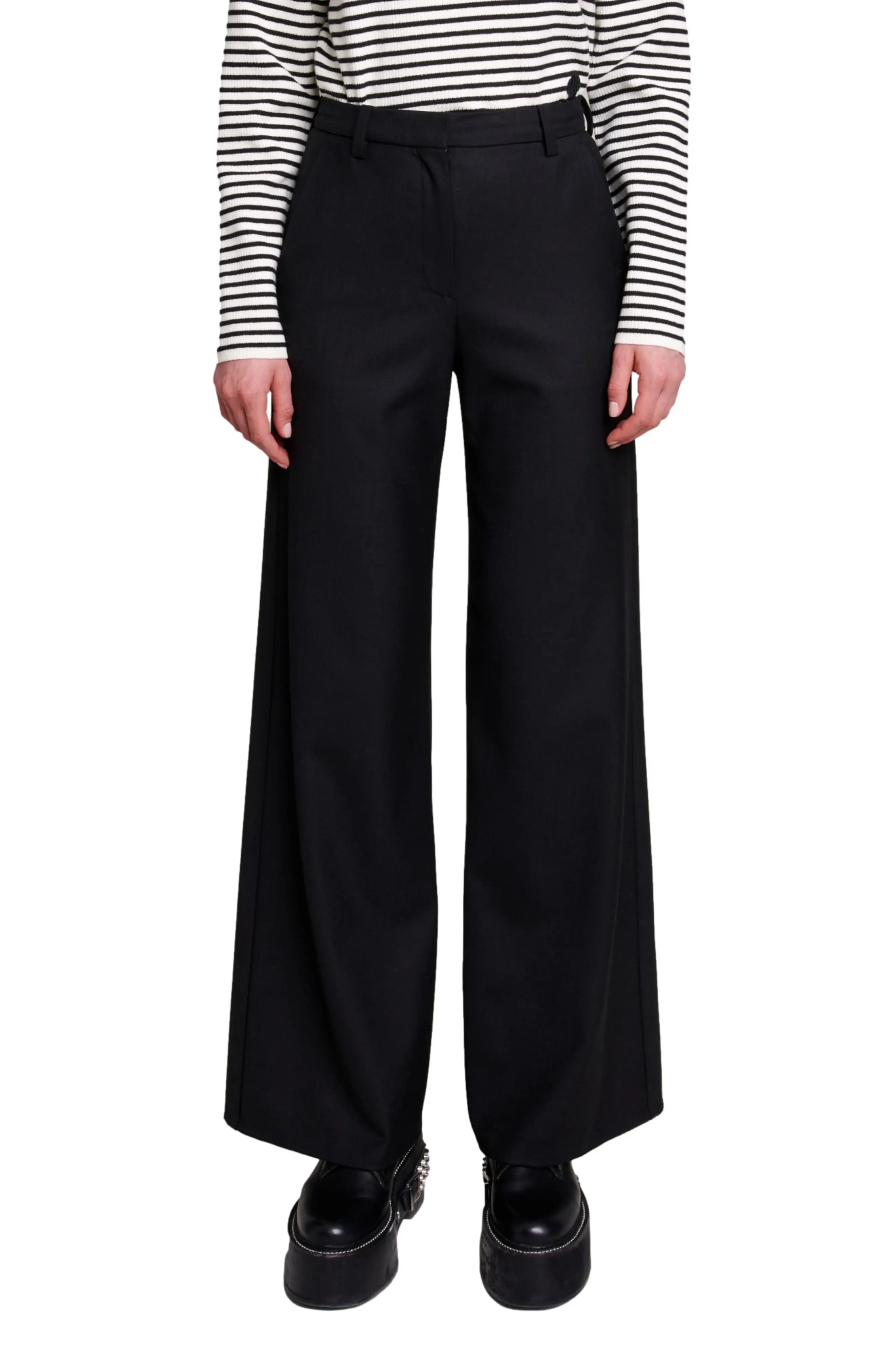 Flare Leg Pants - 1