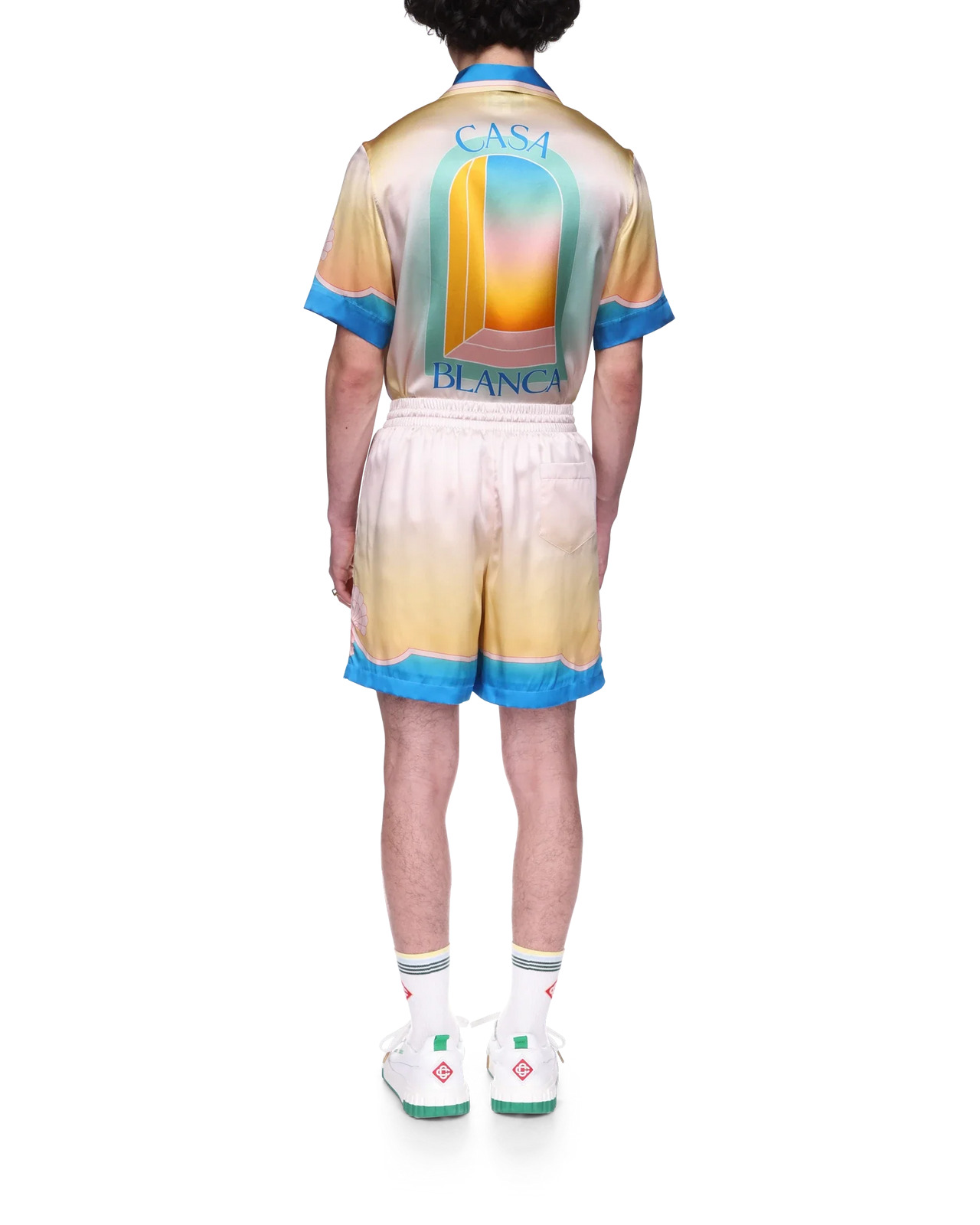 L'Arc Coloré Silk Shorts - 4