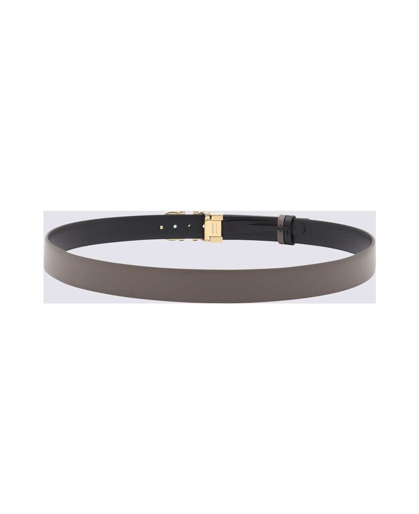 Brown Leather Belt - 3