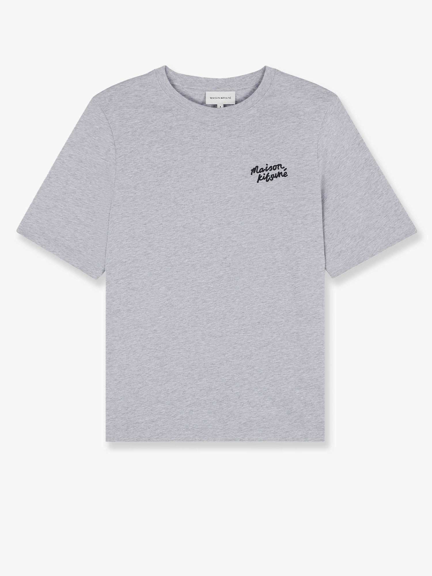 Maison Kitsune Cotton T-Shirt With Lettering Logo - 1