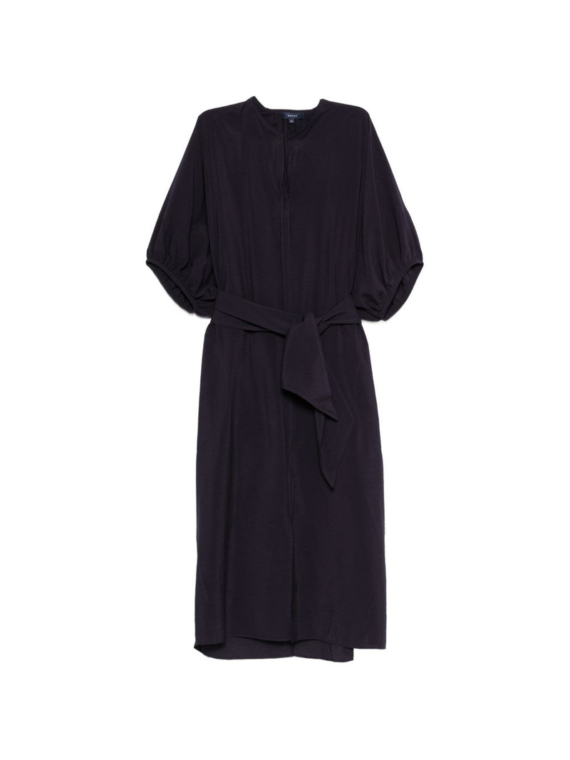 belted short-sleeved dress 1