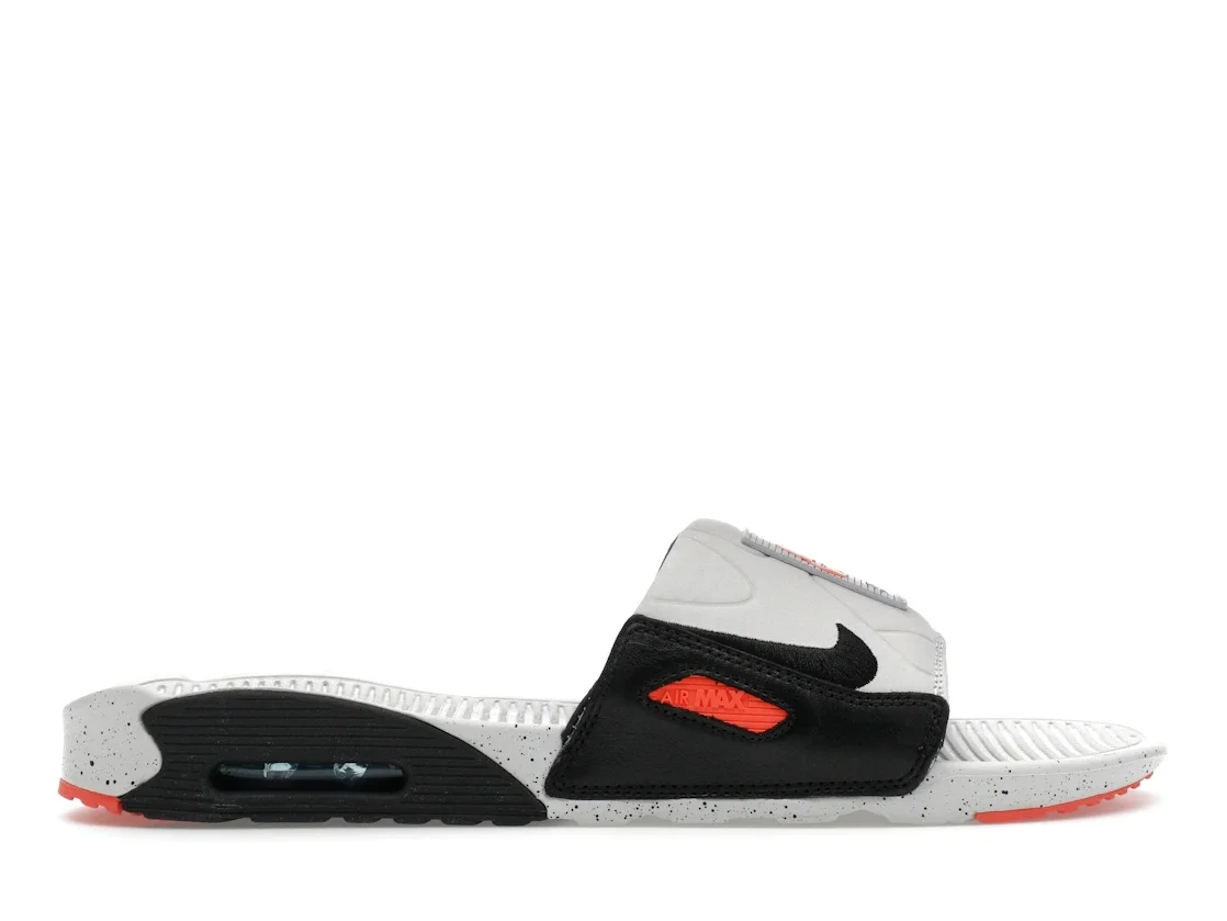 Nike Air Max 90 Slide White Turf Orange Speckled - 1