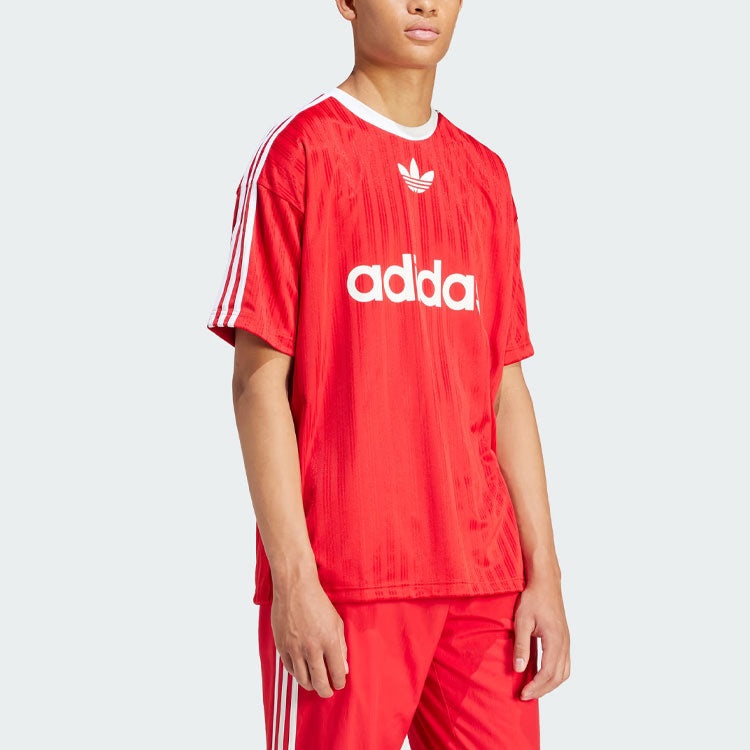adidas Adicolor T-Shirt Asia Sizing 'Red' IM9458 - 5