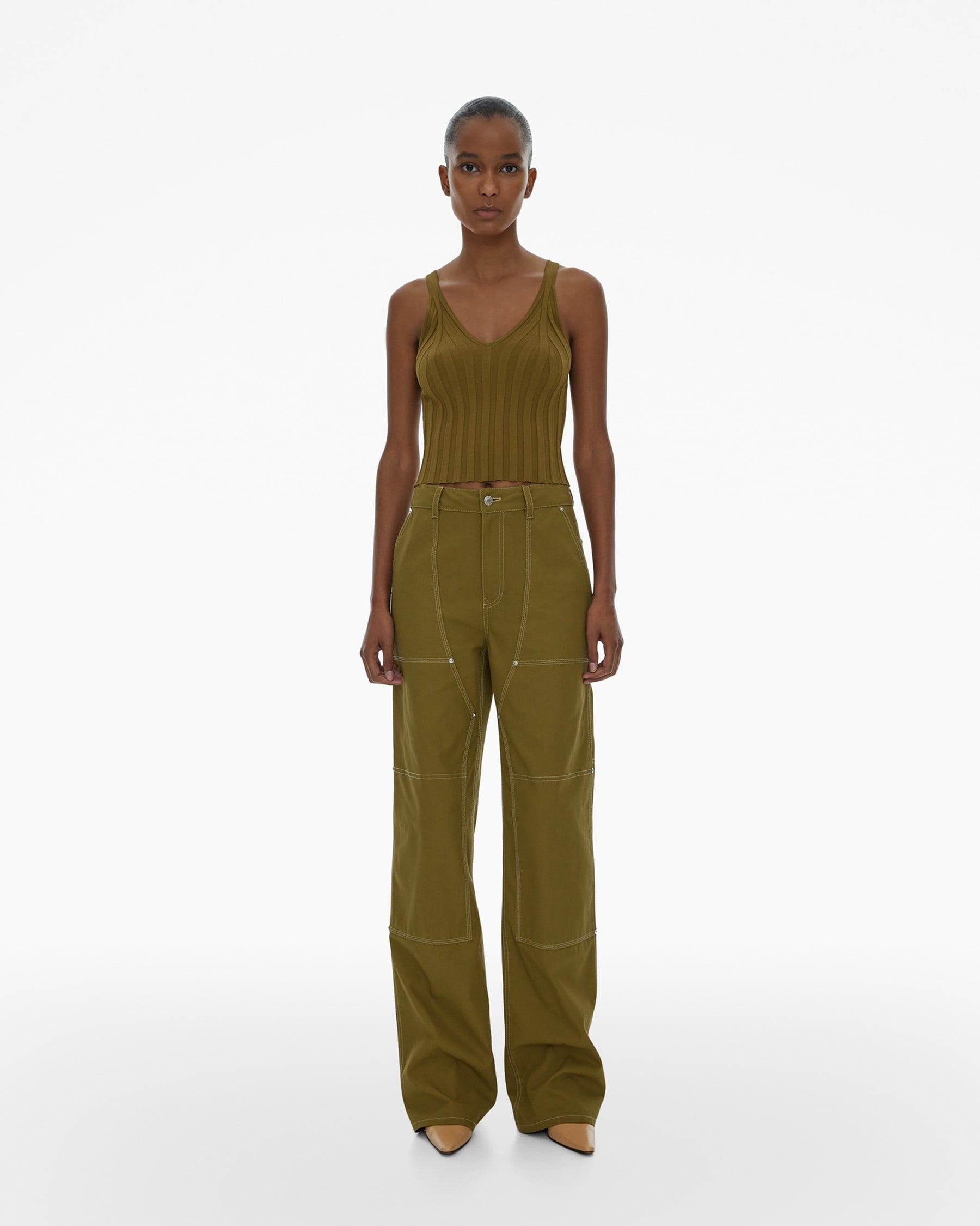 CREPE CARPENTER PANT - 2