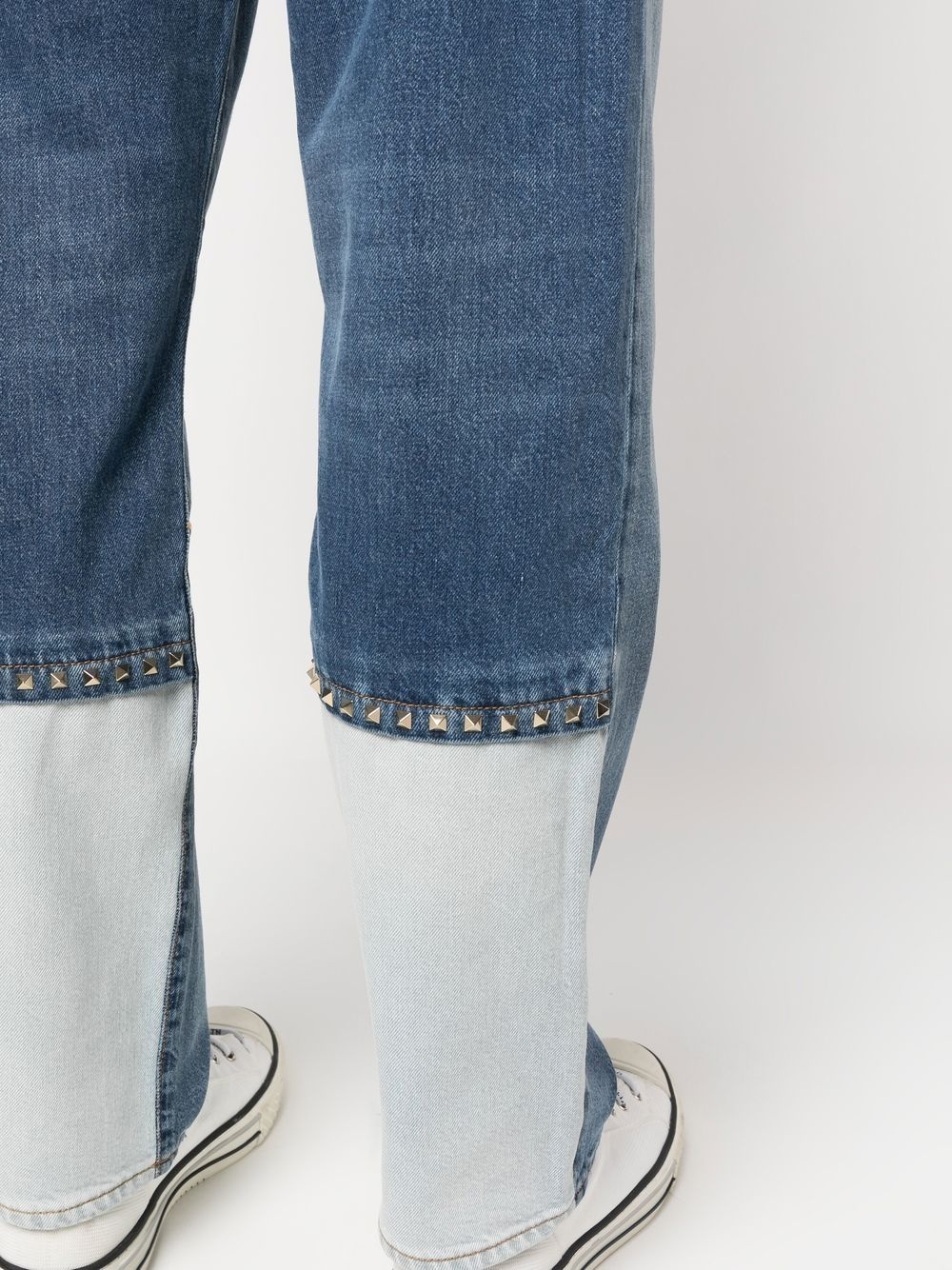 Rockstud-detail straight-leg jeans - 5