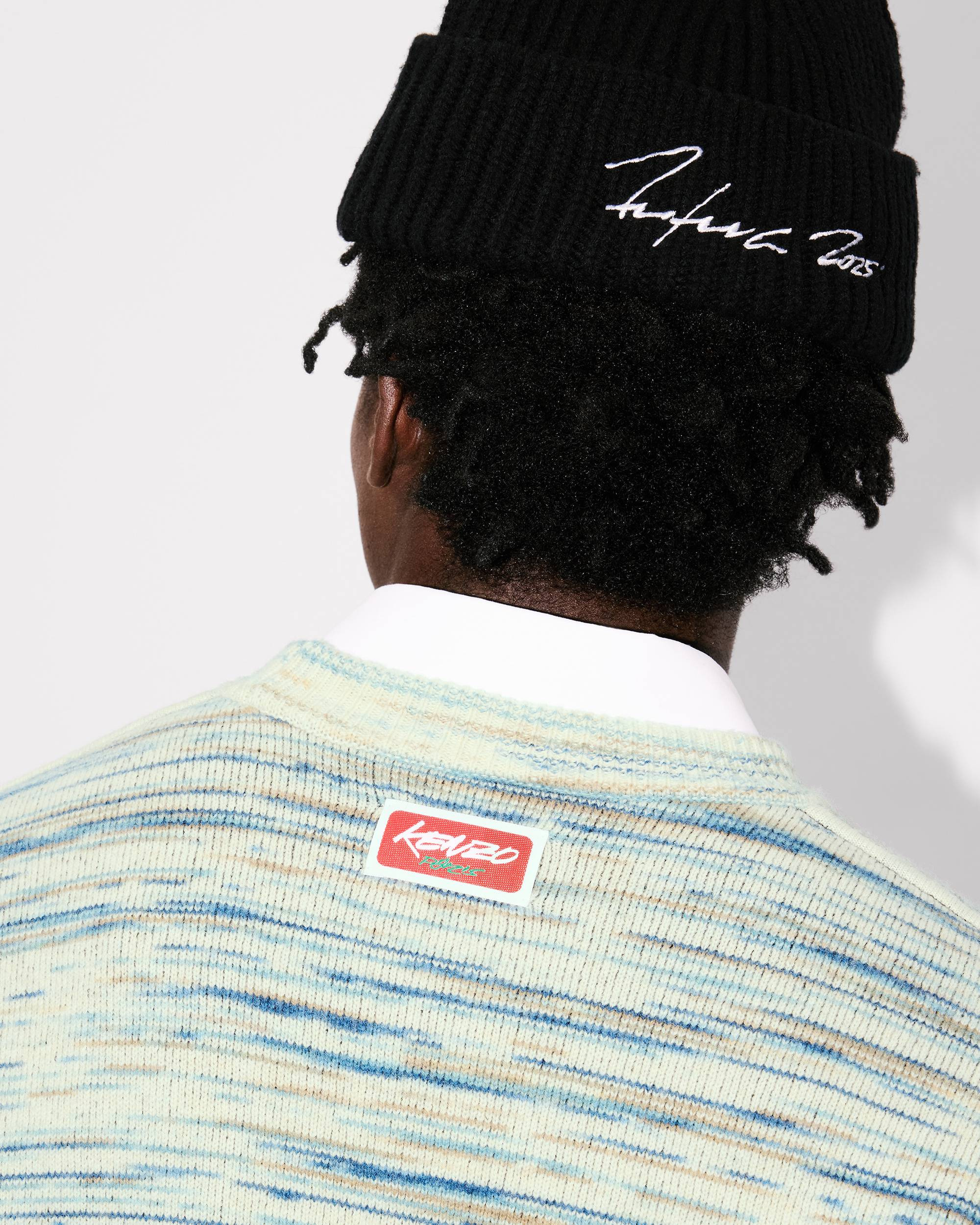 'Kenzo x Futura 2000' reversible jumper in wool - 9