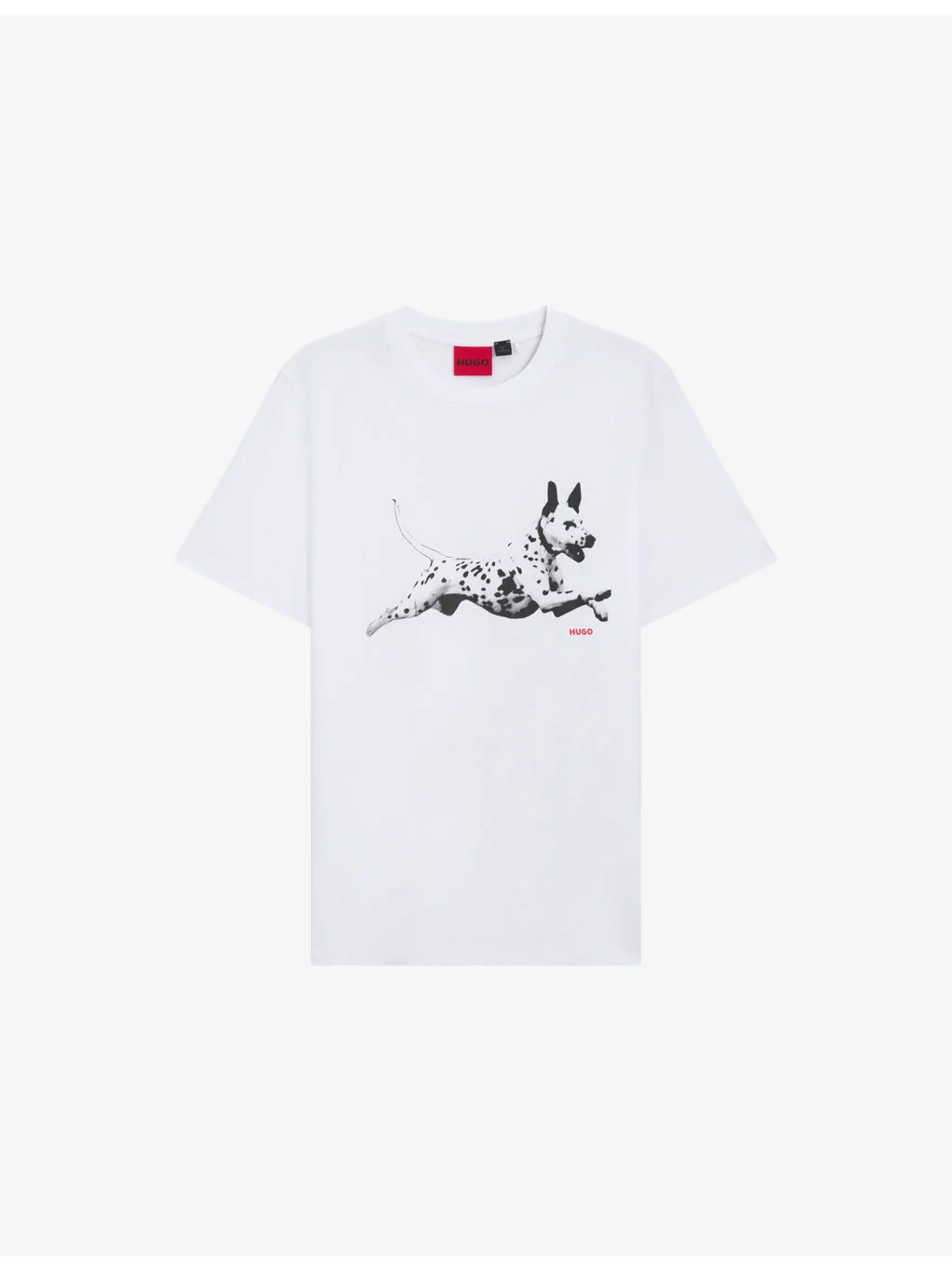 Dalmatian-Print Short-Sleeved Cotton-Jersey T-Shirt - 1