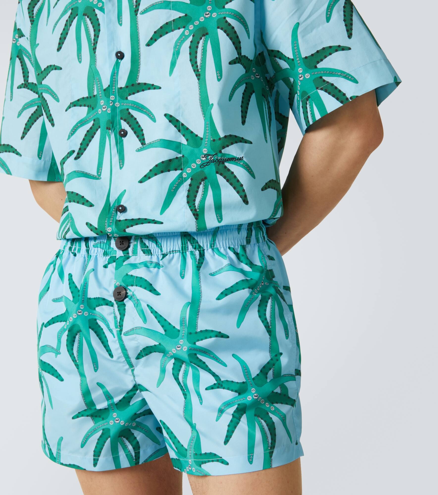 Jean printed cotton poplin shirt - 6