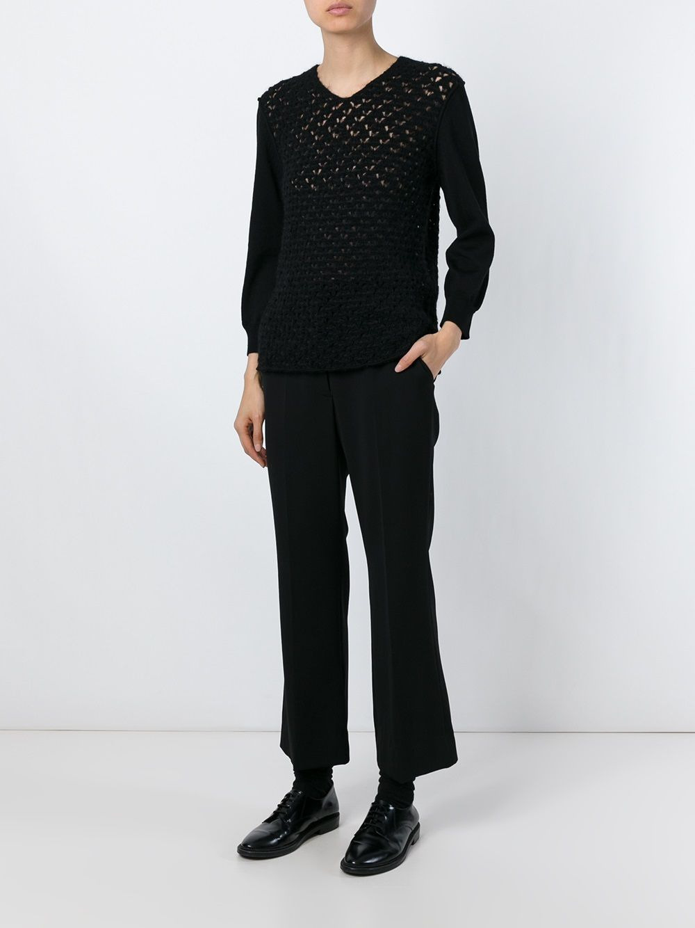 loose knit sweater - 2
