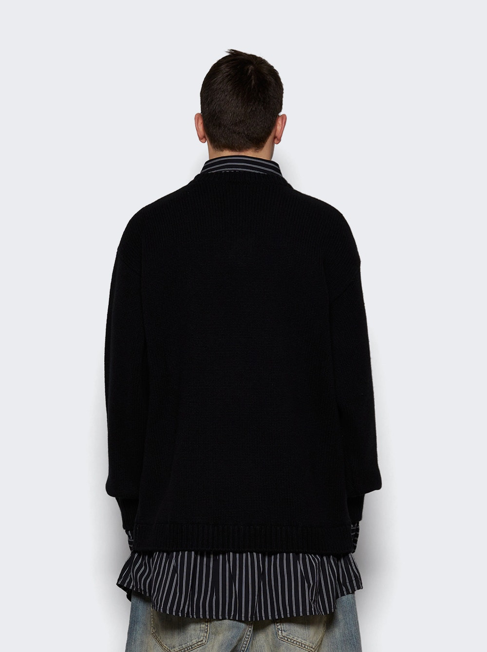 Layered Sweater Black - 4