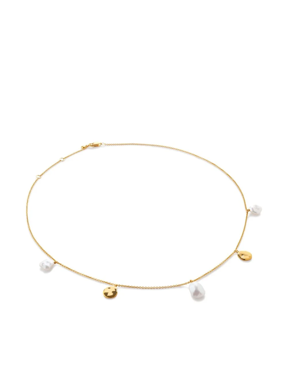Capri pearl-embellished necklace - 1