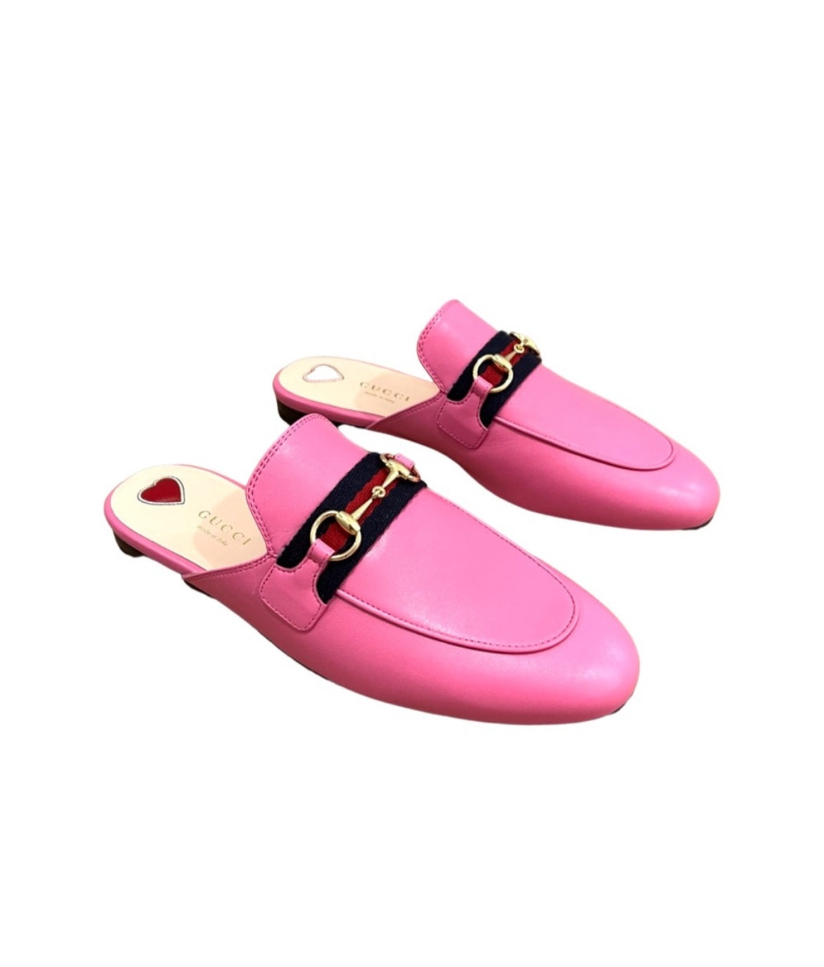 Gucci Princetown Horsebit Web Slippers - 2