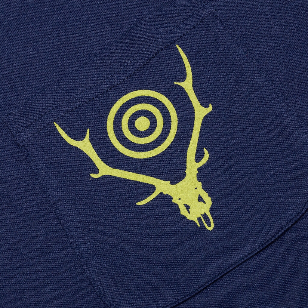 ROUND POCKET S/S TEE - NAVY - 4