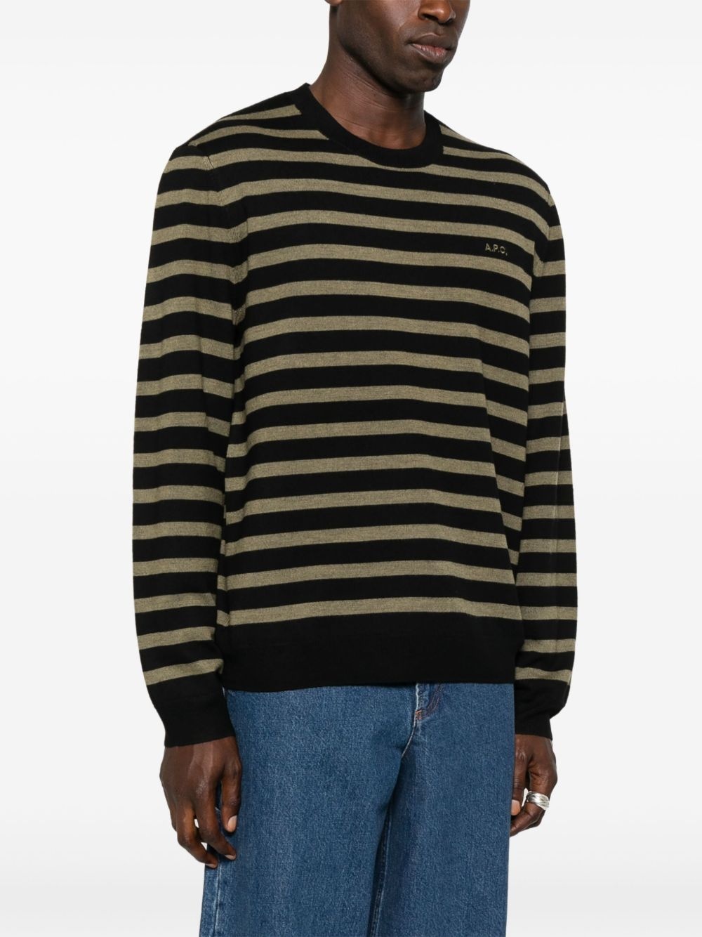 striped jumper - 3