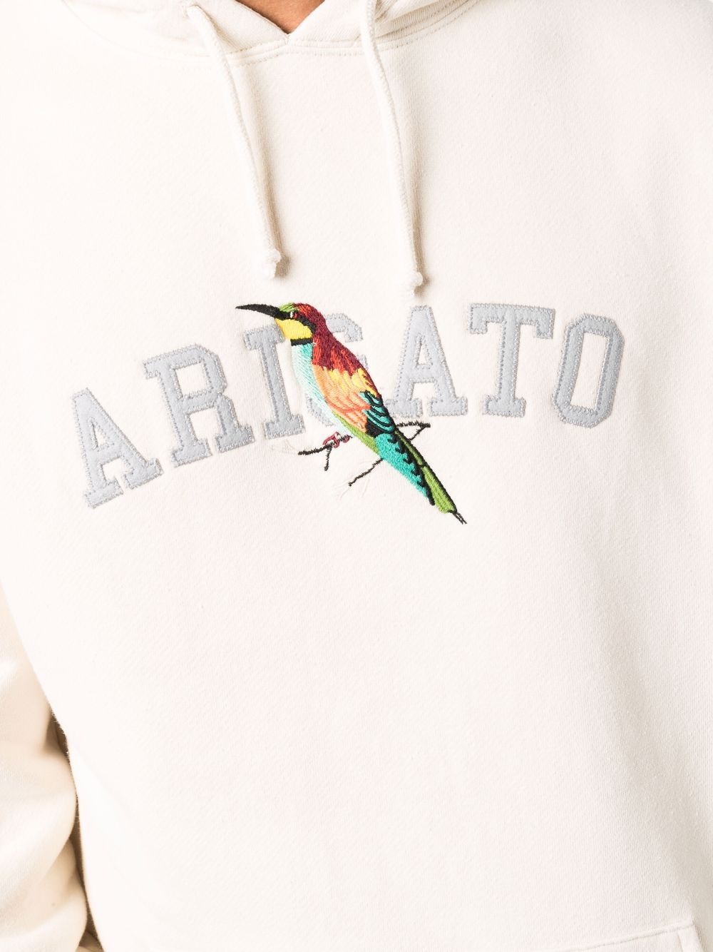 logo print hoodie - 5