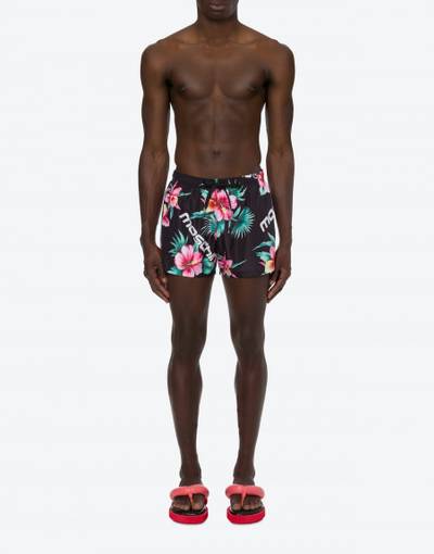 Moschino HIBISCUS PRINT BEACH BOXERS outlook