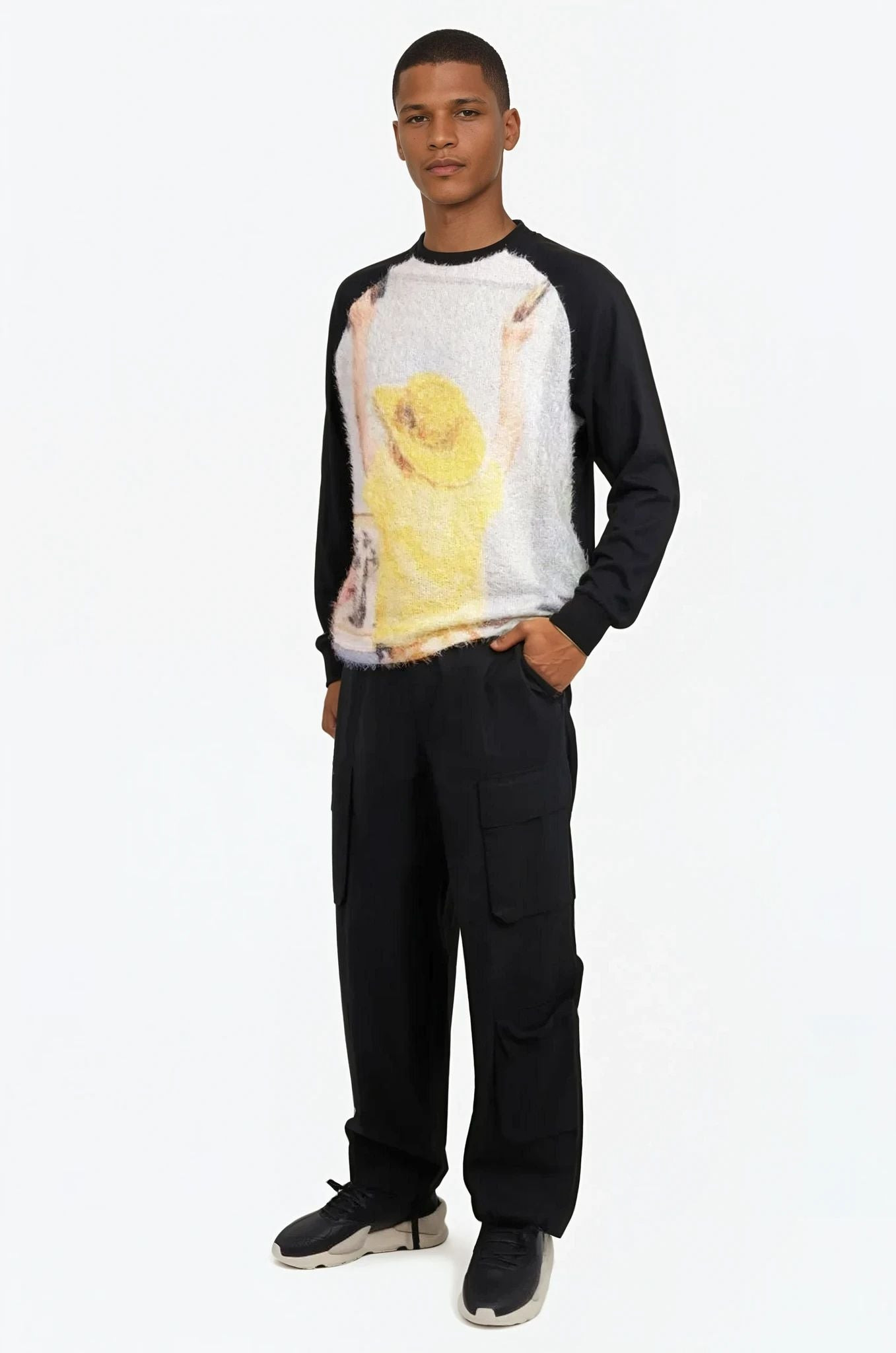 RELAXED UTILITY QUATRO CARGO PANTS | BLACK - 2