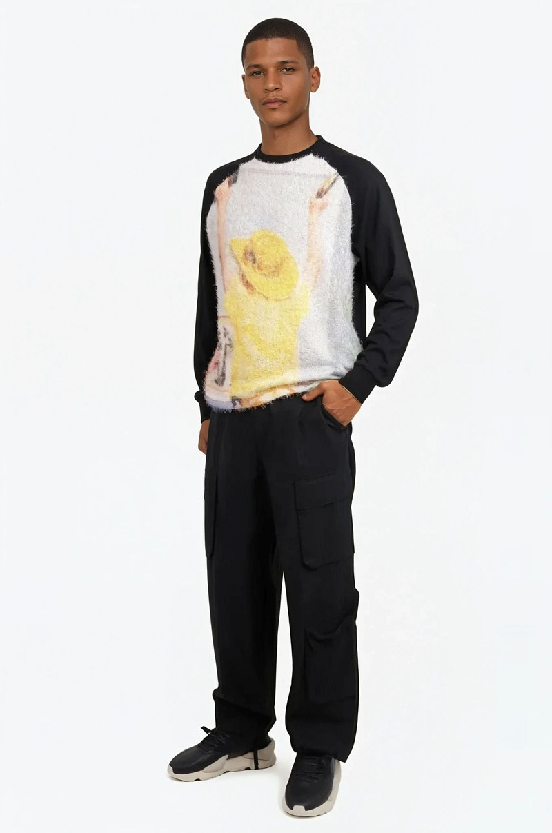 AFTER PRAY RELAXED UTILITY QUATRO CARGO PANTS | BLACK outlook