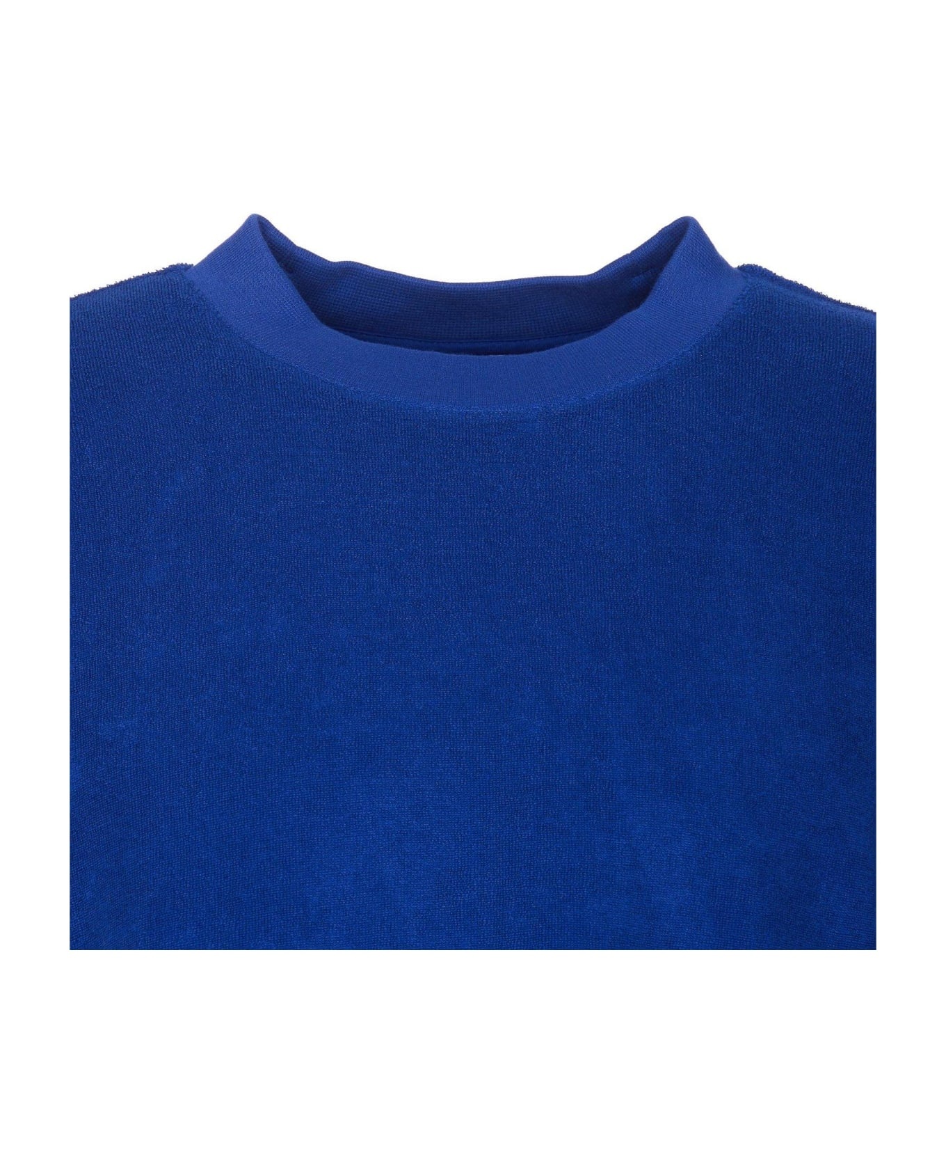 Ekd-motif Crewneck Towelling T-shirt - 4