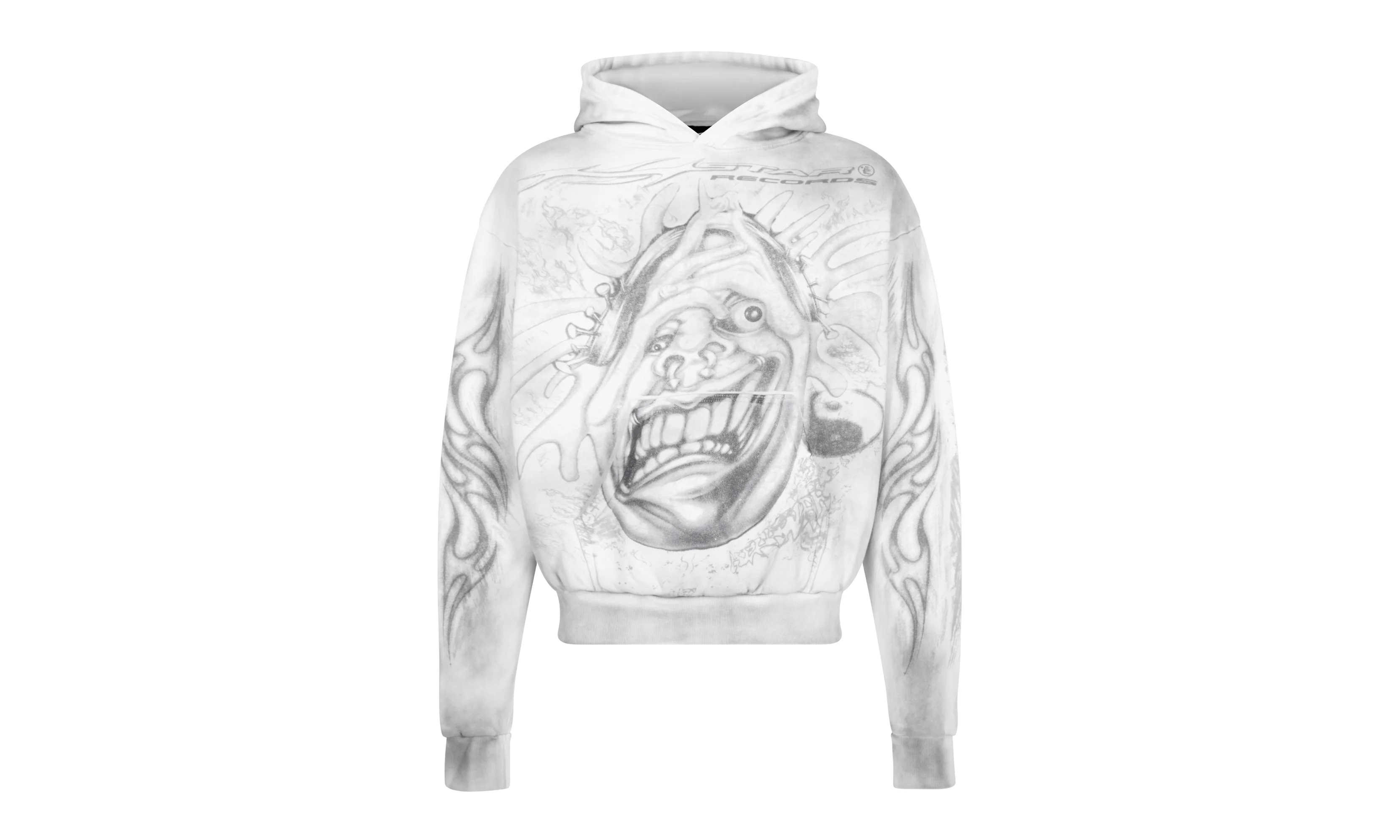 Hstar Records Hoodie "White" HSR016 - 1