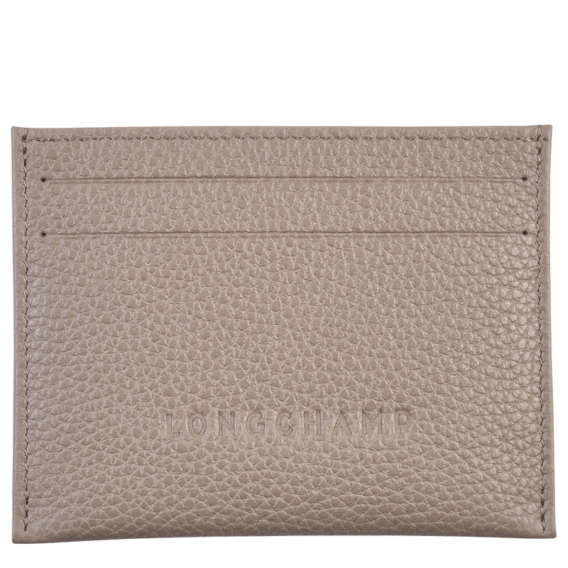 Le Foulonné Cardholder Turtledove - Leather 1