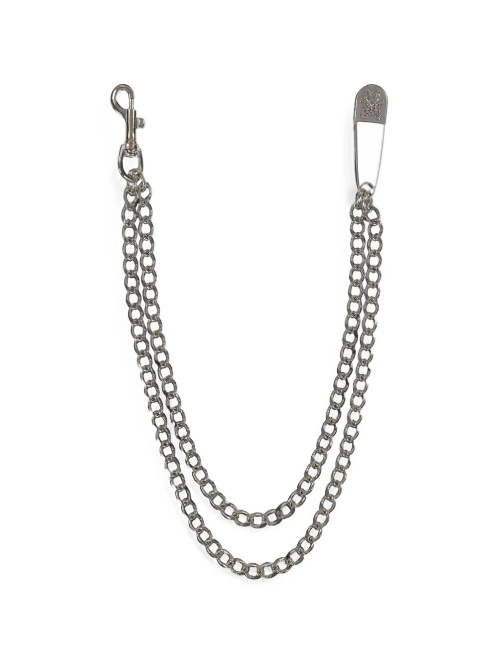 KMY safety-pin double wallet chain - 1