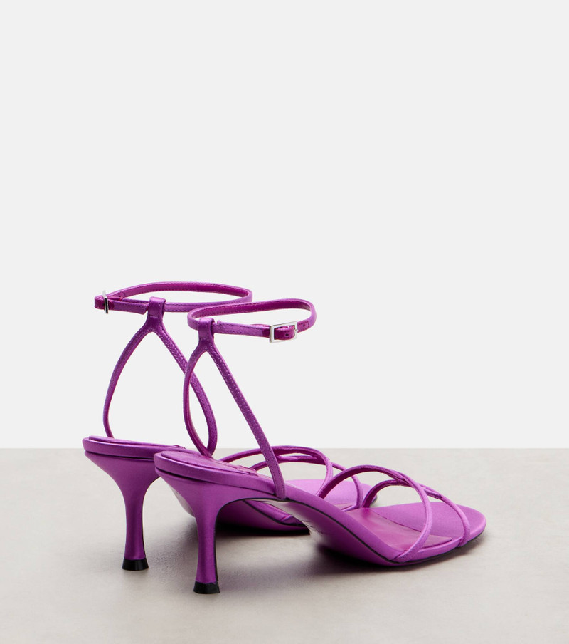 JIMMY CHOO 1998 Leo 65 satin sandals outlook