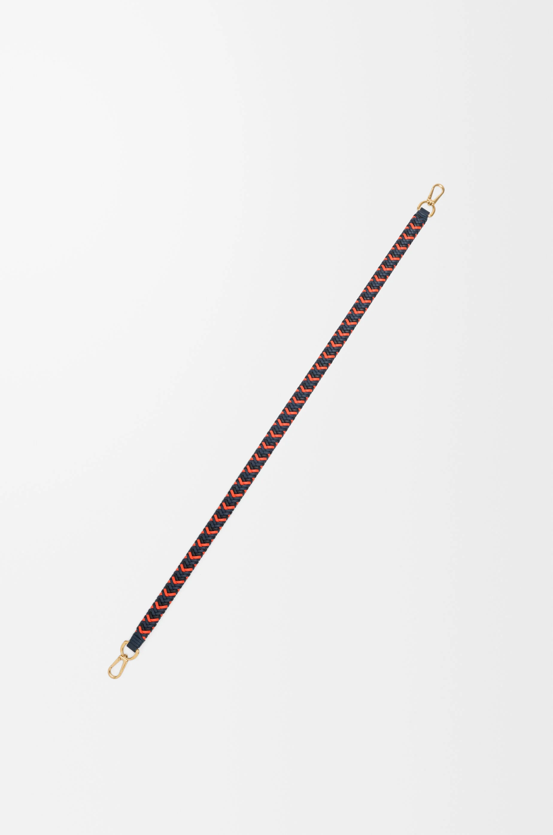 Woven strap in leather - 1