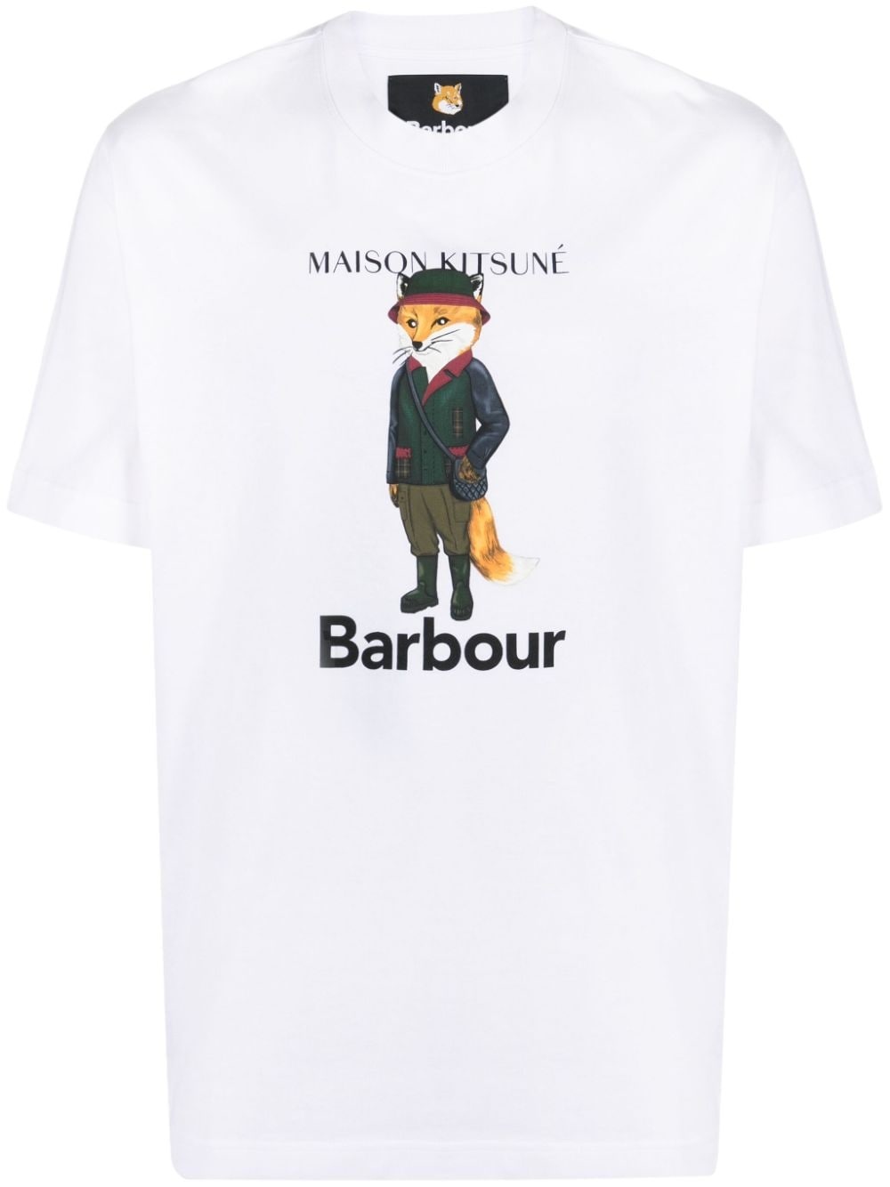 logo-print cotton T-shirt - 1