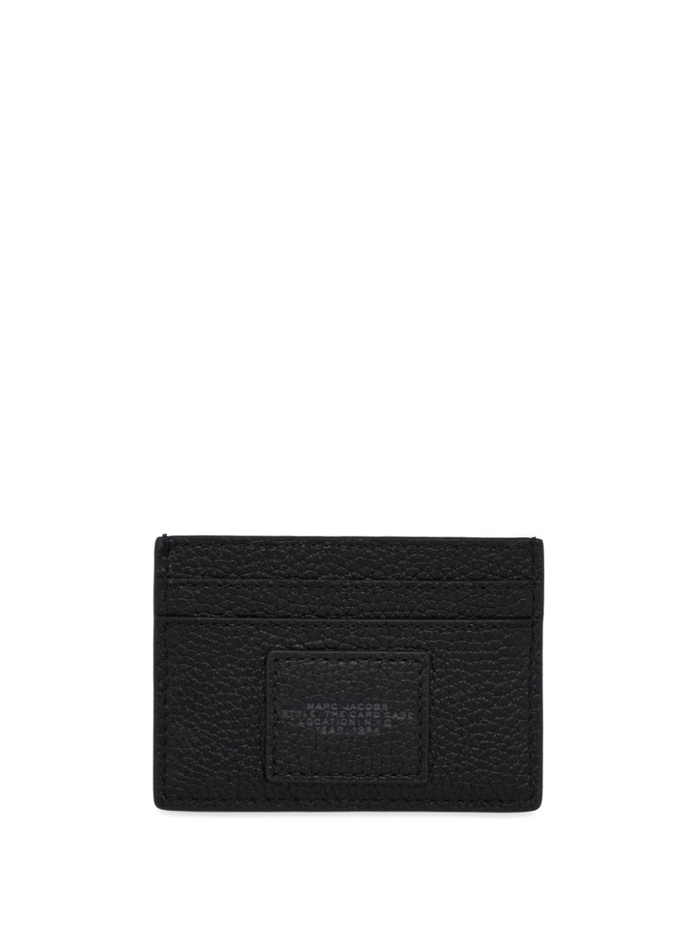 logo-print leather cardholder - 2