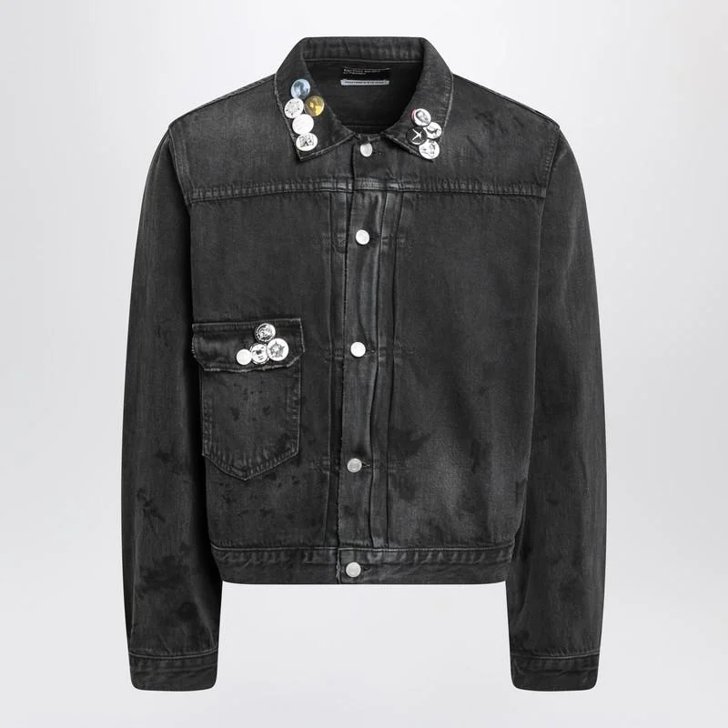 Enfants Riches Déprimés Type Vii Pin Assemblage Jacket In Denim - 1