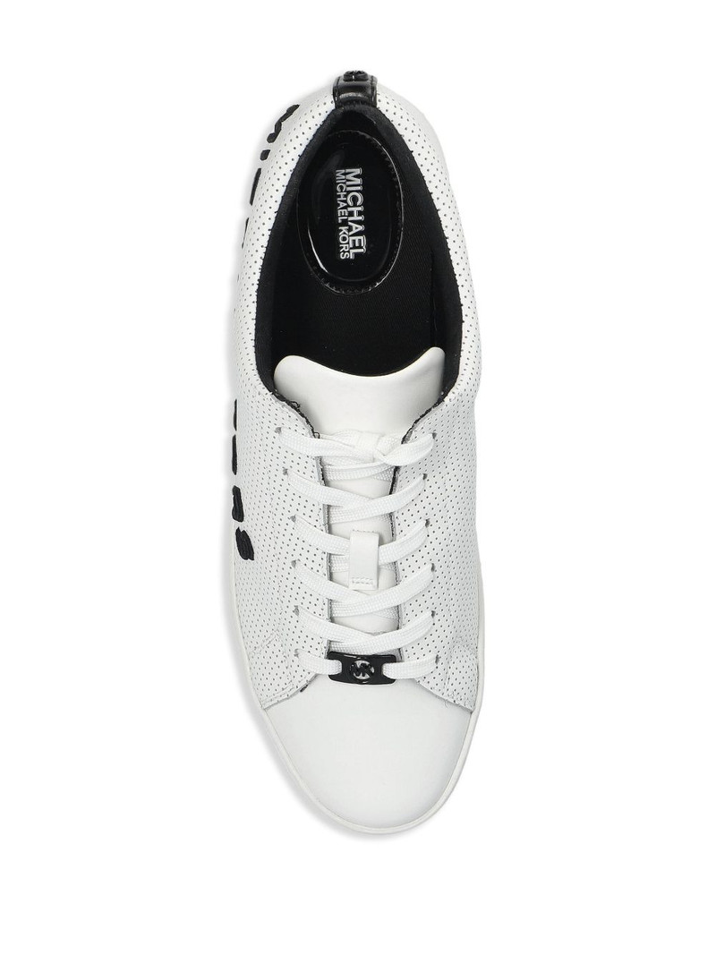 logo-embroidered sneakers 4