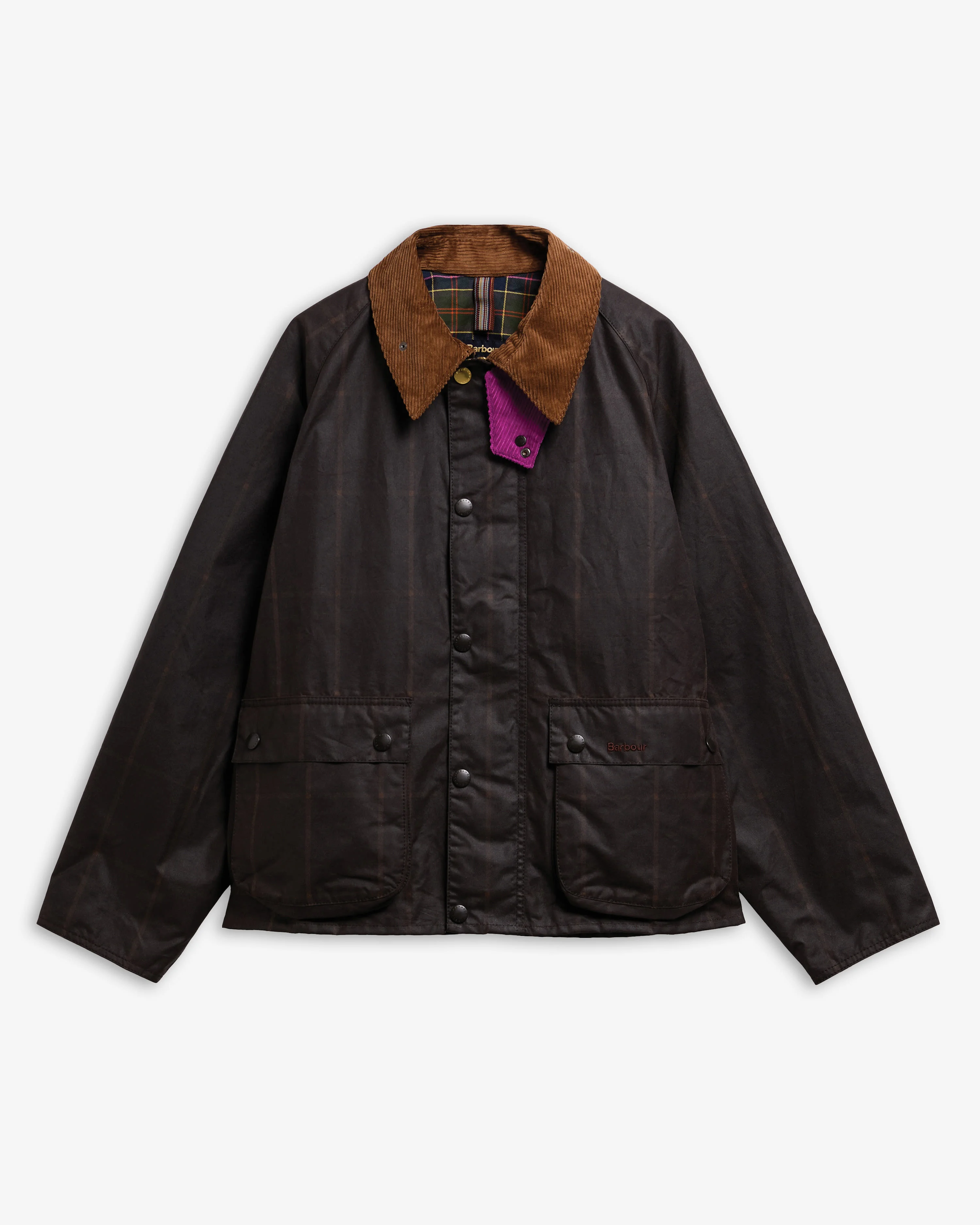 Paul Smith Loves Barbour Transport Windowpane Waxed Jacket - 1