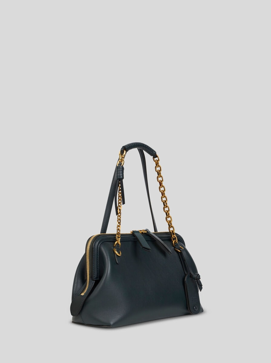 SMALL LEATHER DOC SHOULDER BAG - 5