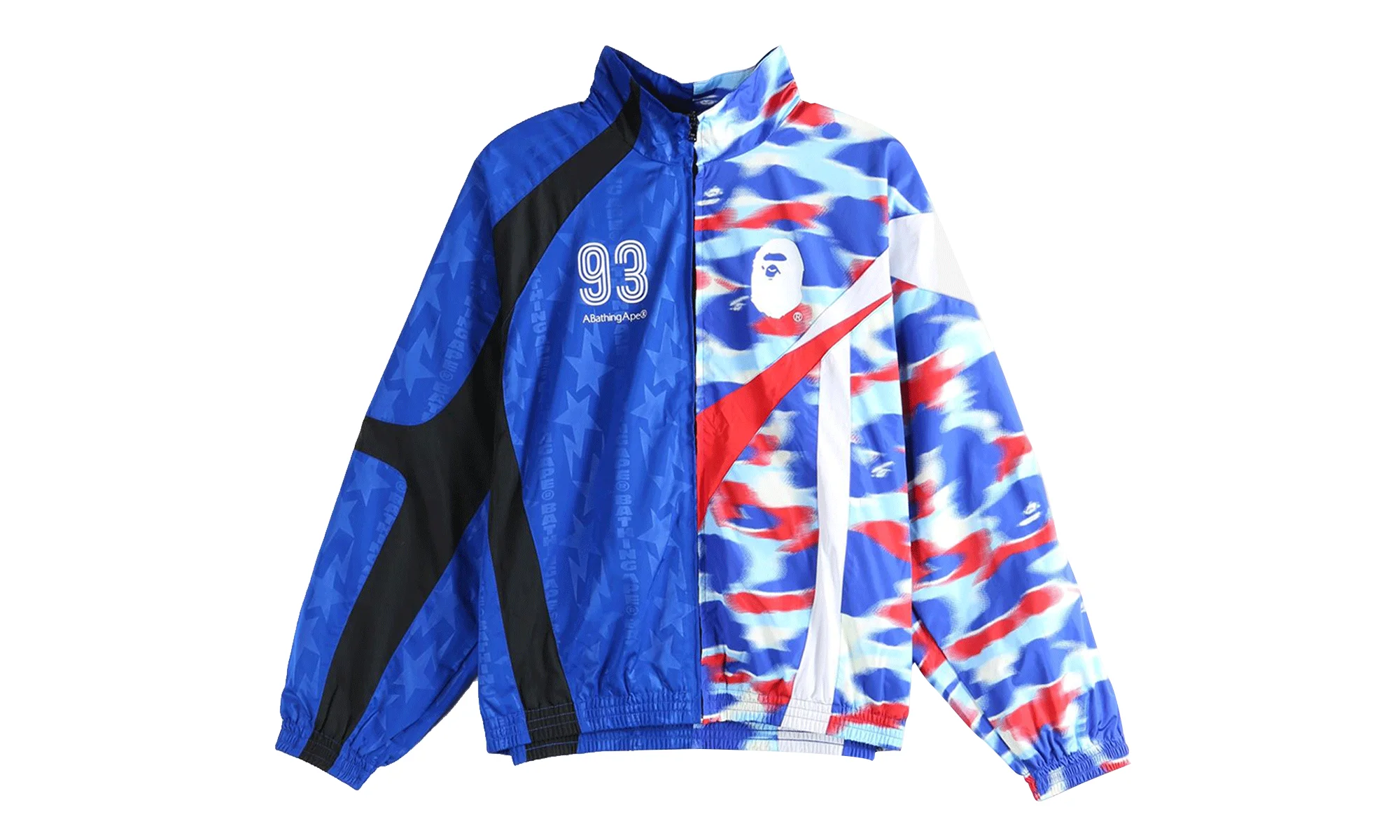 Split Stand Collar Track Jacket "Blue" 1M30140309 BLU - 1