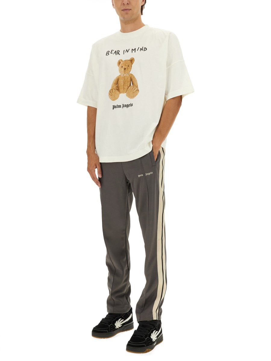 BEAR IN MIND COTTON T-SHIRT WITH PRINT - 2
