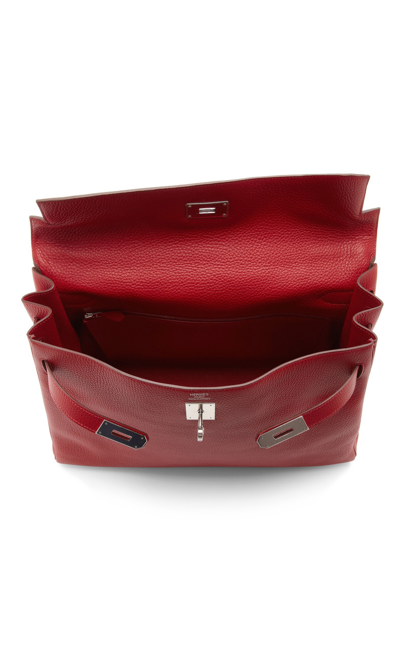 Vintage Hermes 40Cm Retourne Kelly Bag red 5
