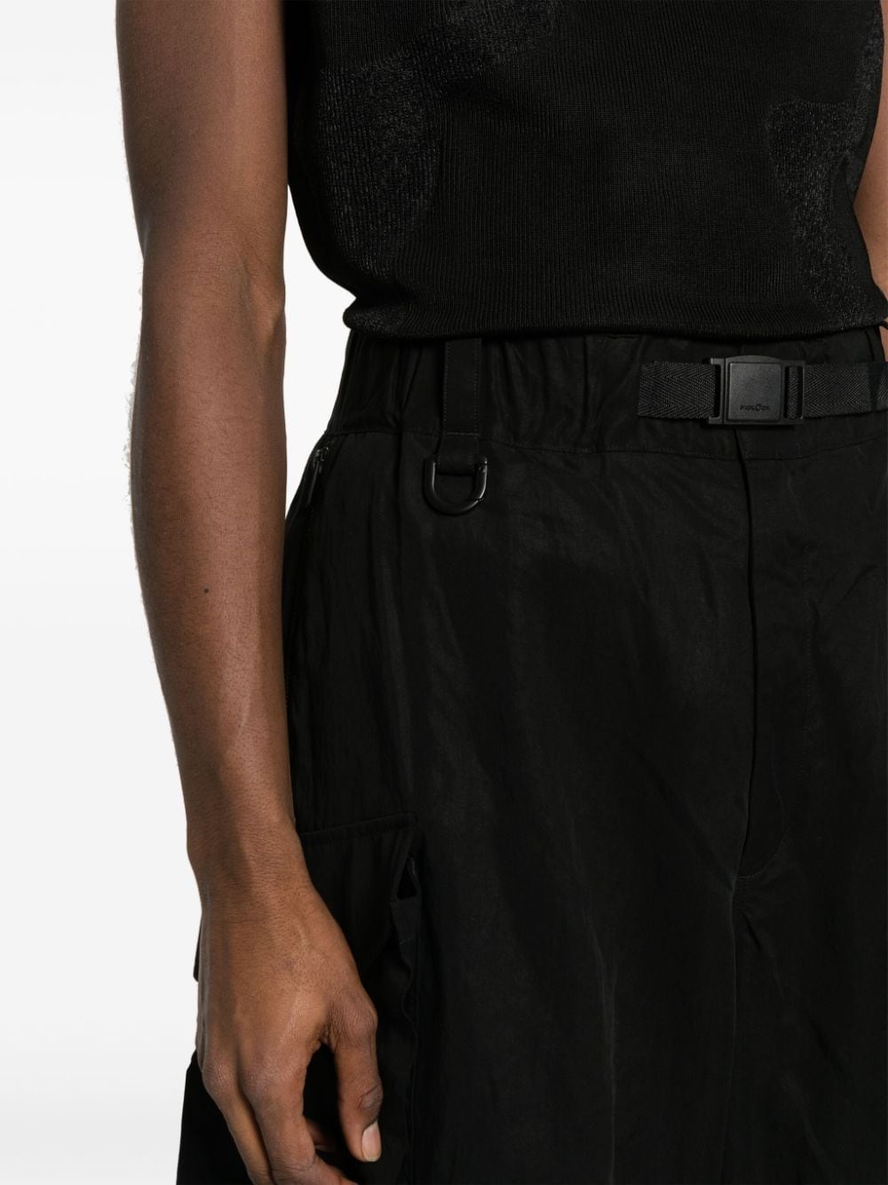 twill cargo shorts - 5
