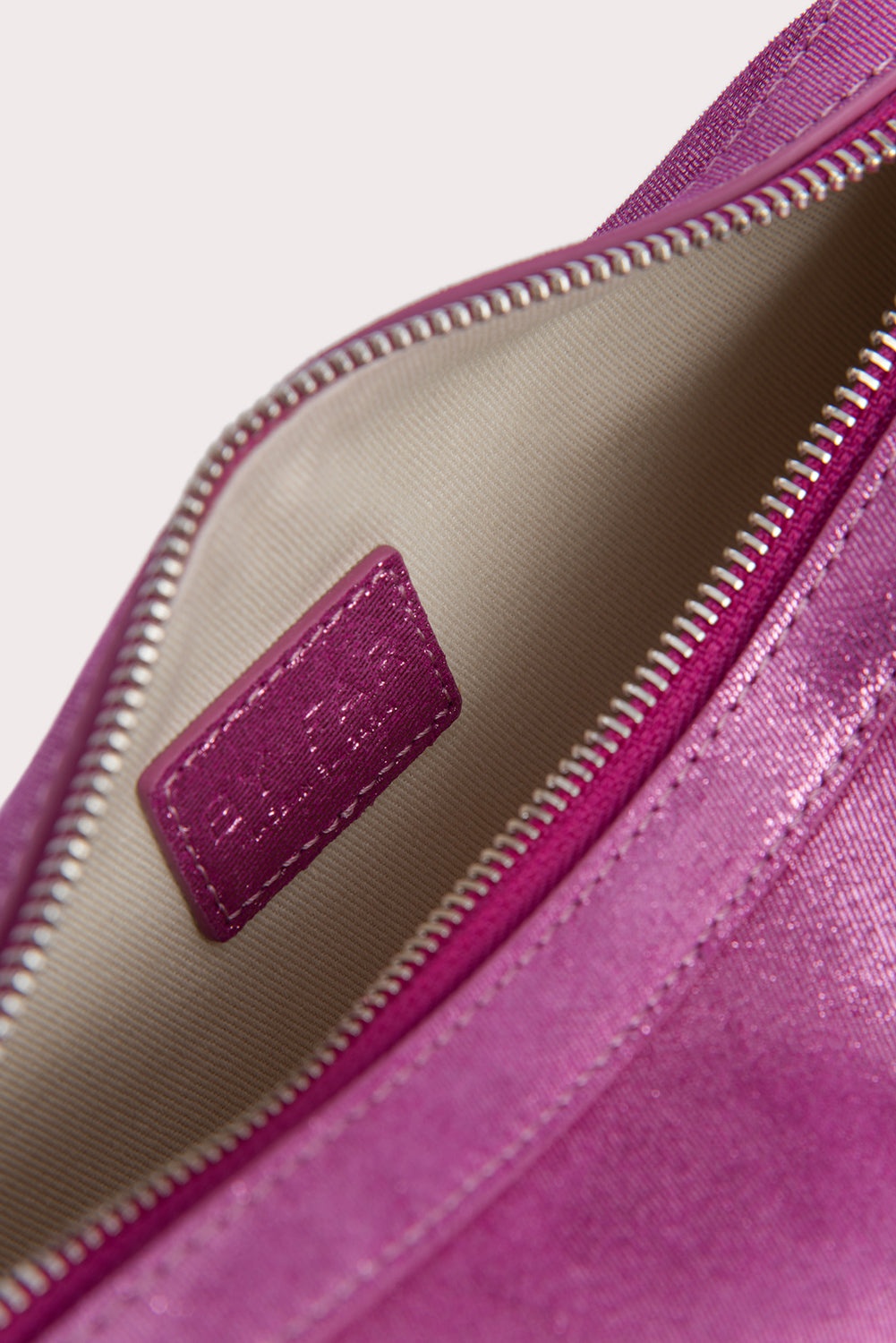 Mini Amira Fuchsia Jeans Lame Leather - 6