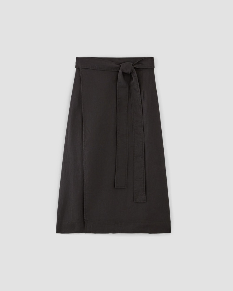 THE LINEN WRAP SKIRT 1