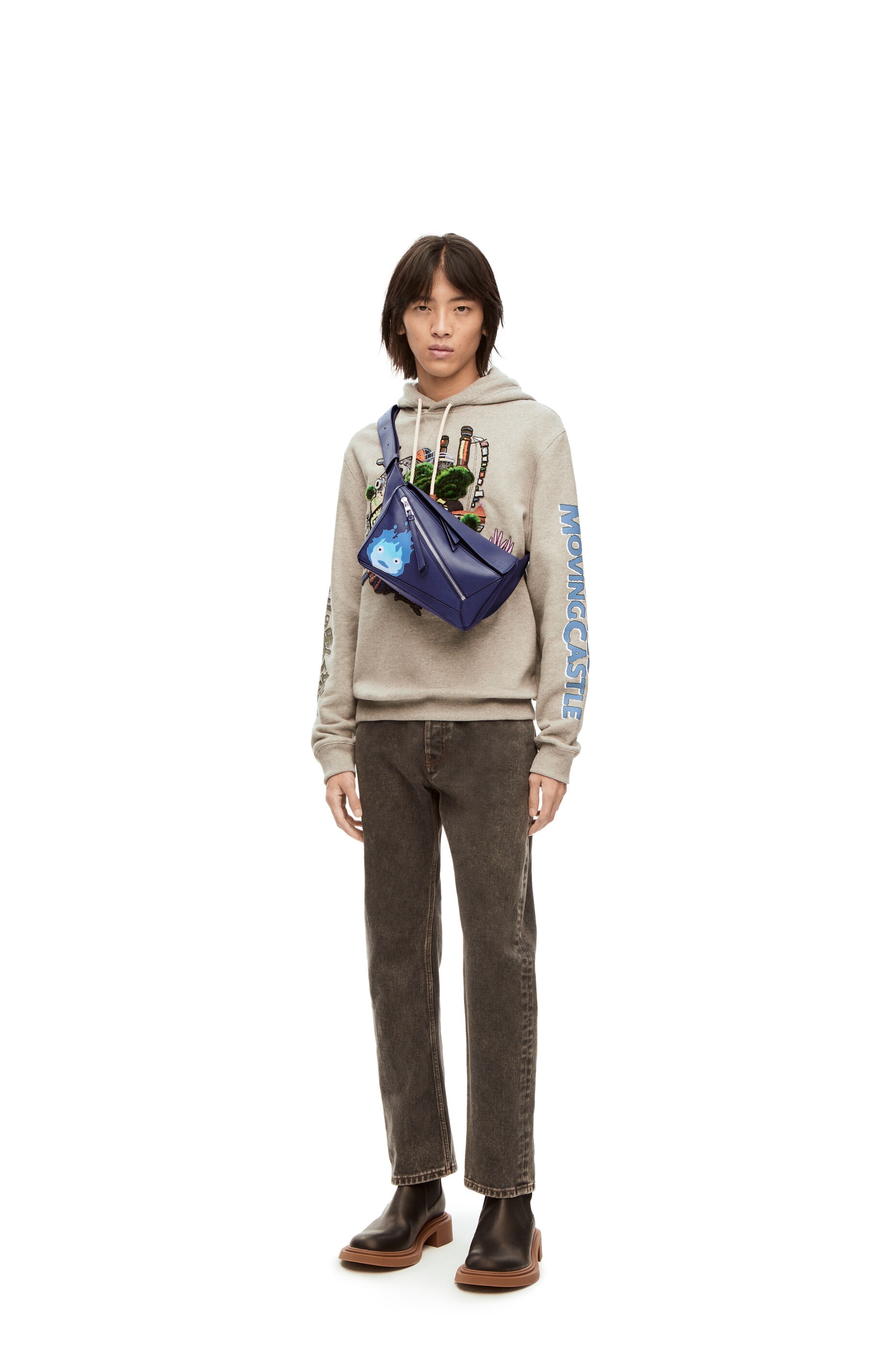 Calcifer small Puzzle bumbag in classic calfskin - 8