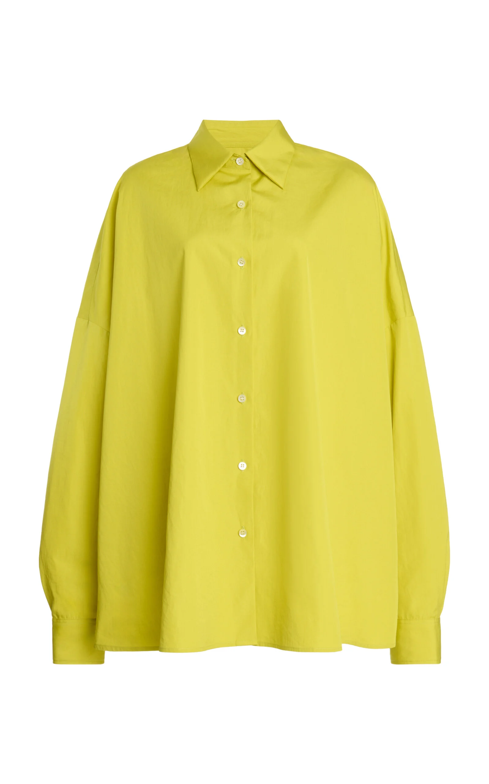 Casia Cocoon Cotton-Poplin Shirt - 1