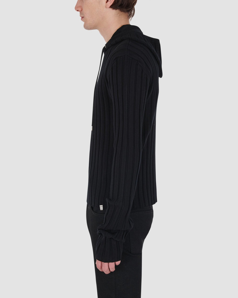 RIBBED KNIT HOODIE 8