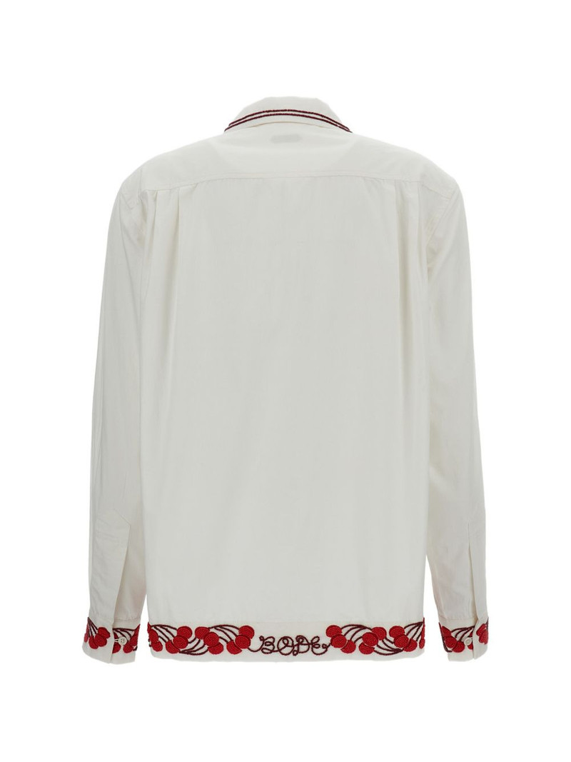 BODE Cherry Lane bead-embellished shirt outlook