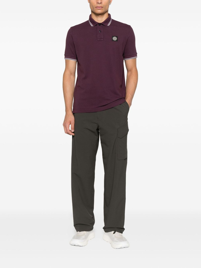 Stone Island Compass-motif polo shirt outlook